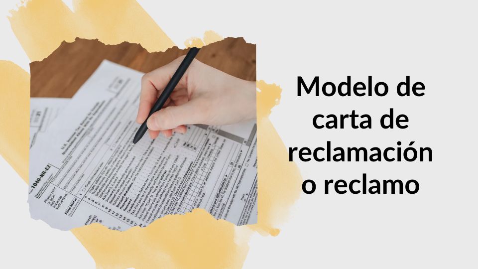 Modelo de carta de reclamación